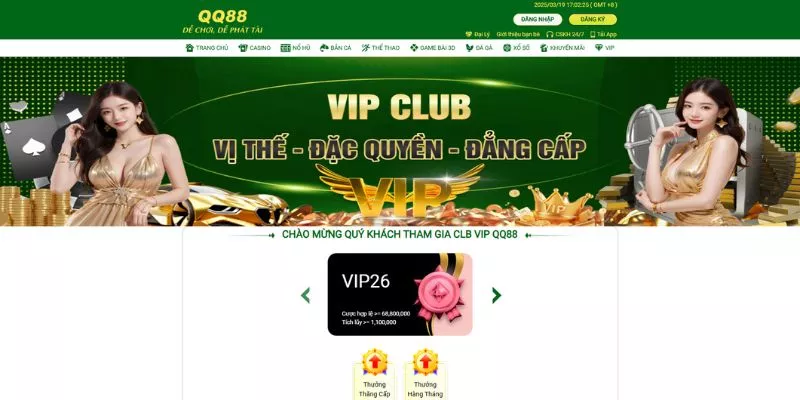 thưởng hội viên thành viên vip nhiều ưu đãi lớn